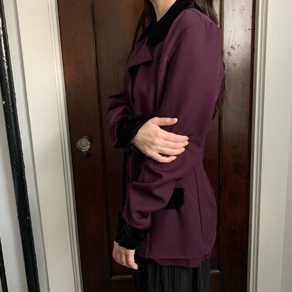 Purple + Velvet Lightweight Blazer - Picture 3 of 7